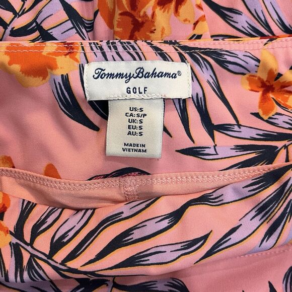 Tommy Bahama Women’s Pink Tropical Print Golf Skort Size Small - Picture 4 of 5